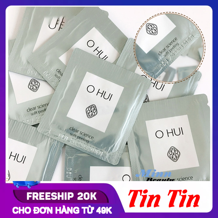 Combo 10 Gói Sample Tẩy Tế Bào Chết Ohui Clear Science Soft Peeling 1ml x 10
