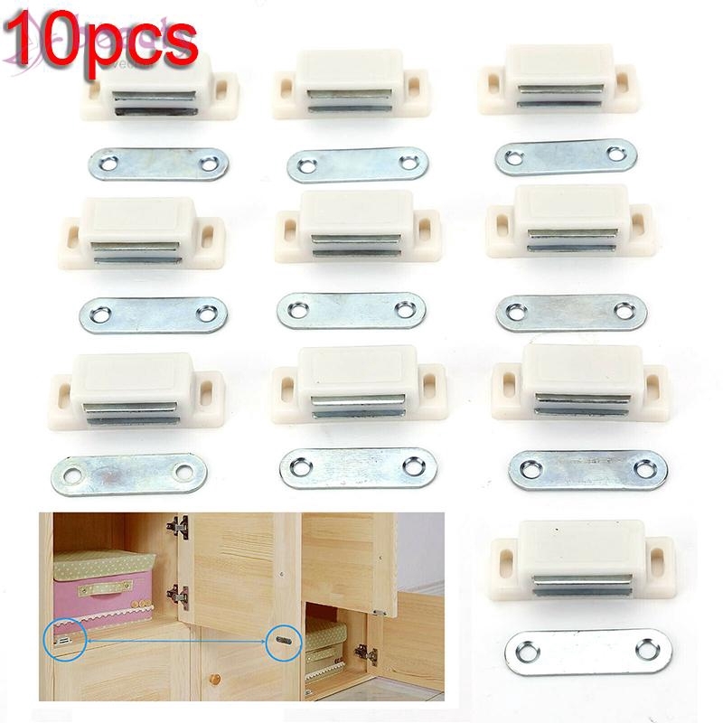 Bộ 10 nam châm chặn cửa tủ quần áo tủ bếp...loại bé