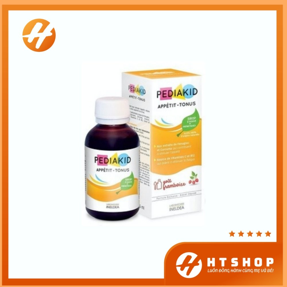 Siro Pediakid Appetit Tonus Cho Bé Từ 6 Tháng Tuổi Cải Thiện Tình Trạng Biếng Ăn Nội Địa Pháp Chai 125ml