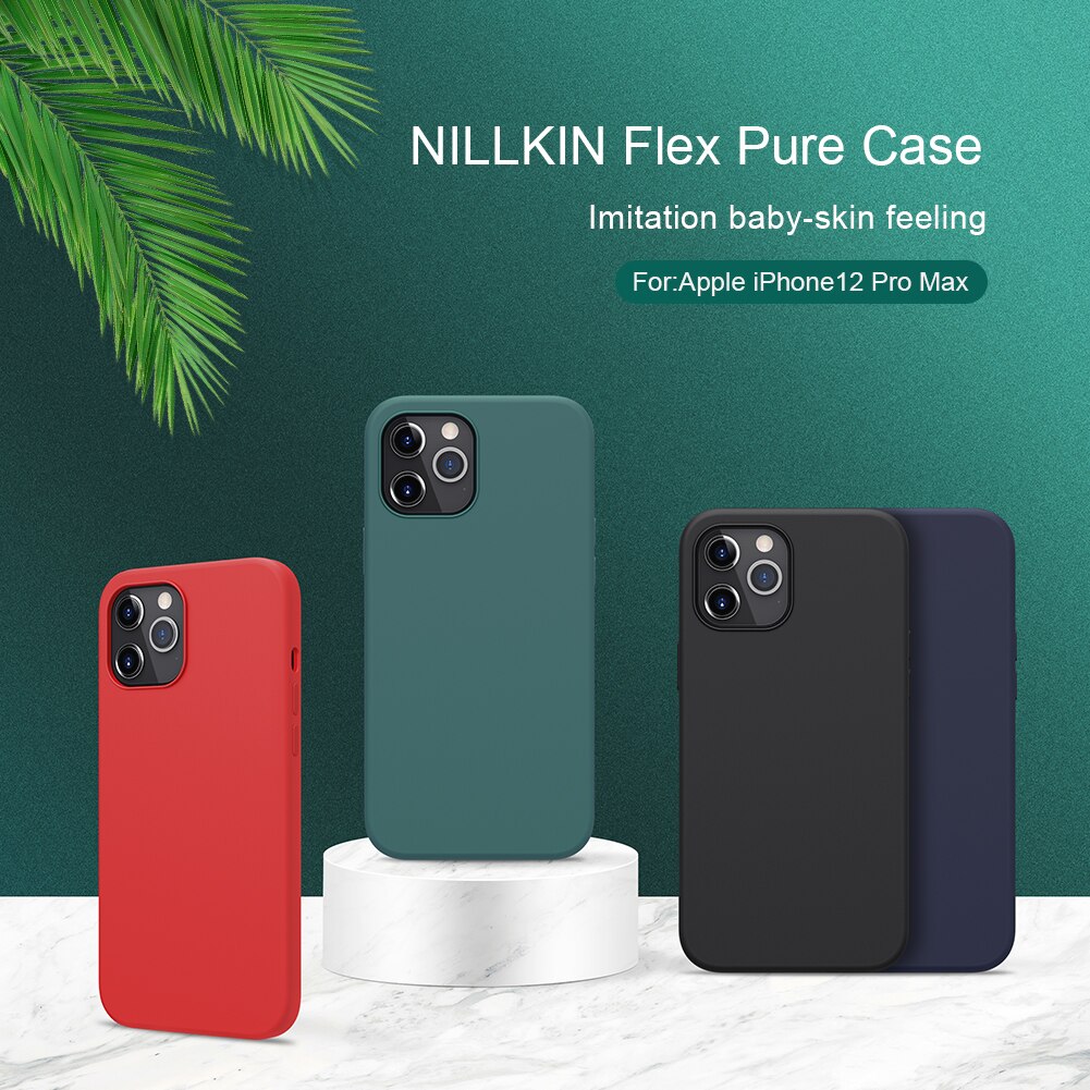 Ốp lưng iPhone 12 Pro Max silicon Nillkin Flex Pure chính hãng