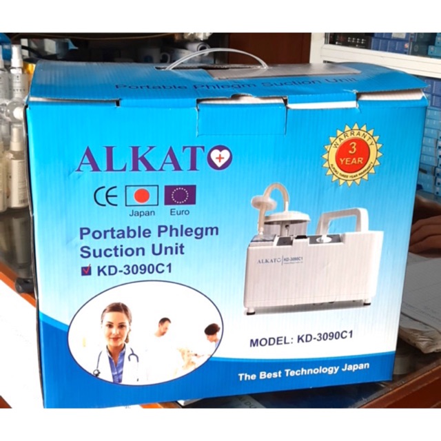 Máy hút dịch 1 bình alkato