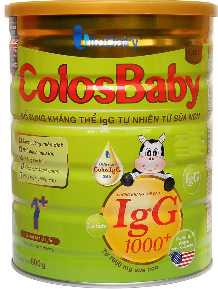 Sữa non ColosBaby Gold 0+ 800g, sữa non ColosIgG 24h
