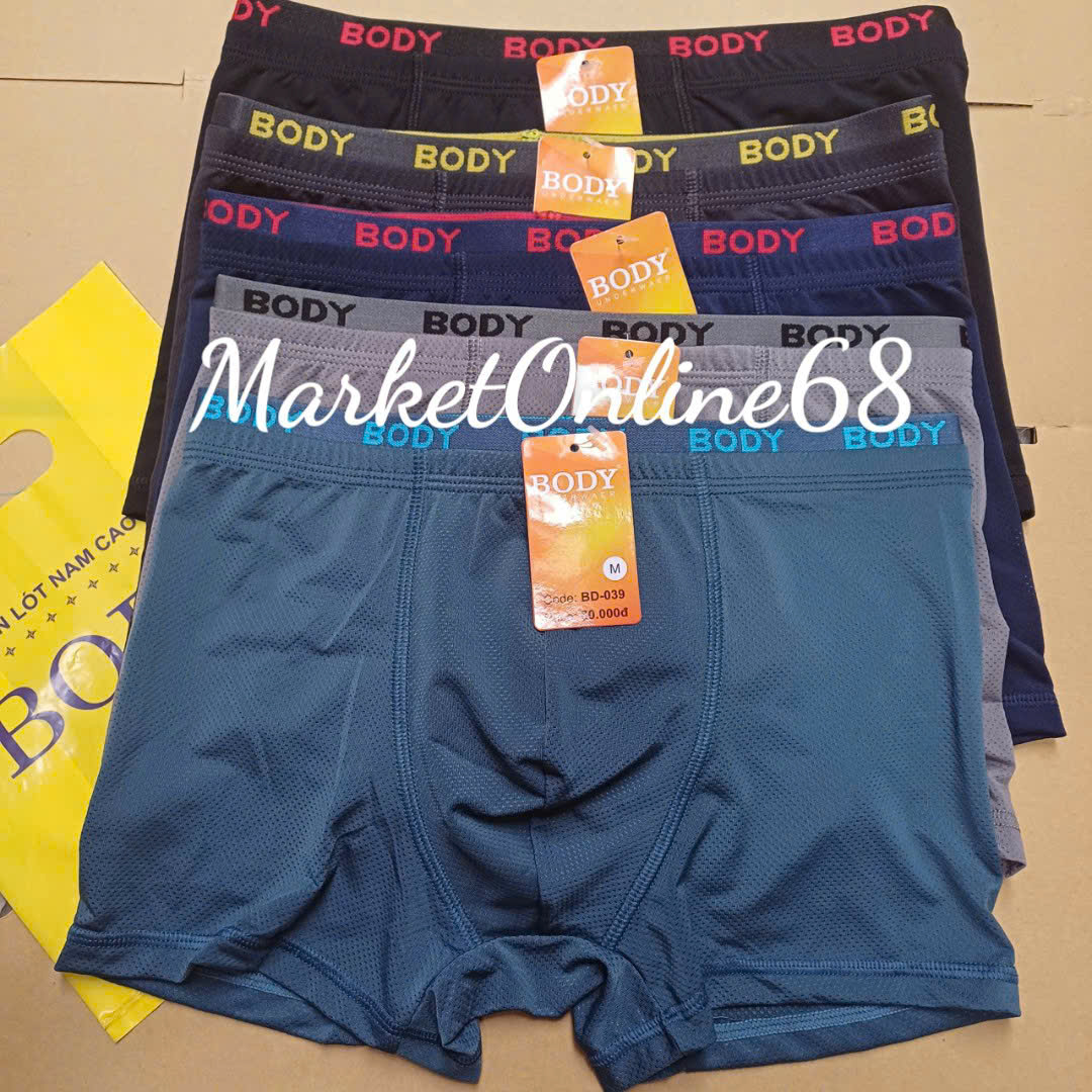  5 10 Quần Lót Đùi Bé Trai 35kg Đến 85kg BD039 Lưới Thông Hơi Hàng Việt Nam Mềm Mát MarketOnline68 