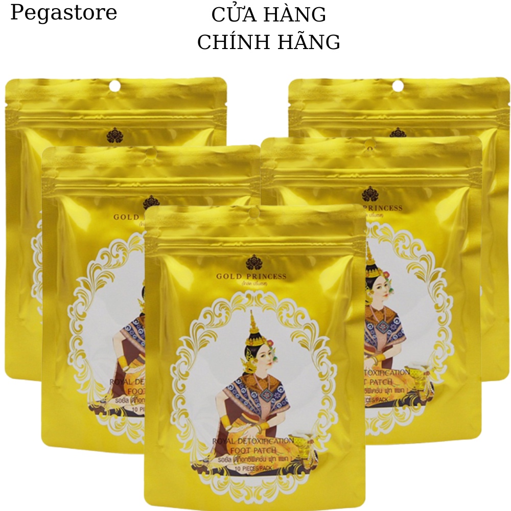 Miếng dán chân thải độc dusitra thái lan bịch miếng dán thải độc chân	10 miếng/1 túi - pegastore