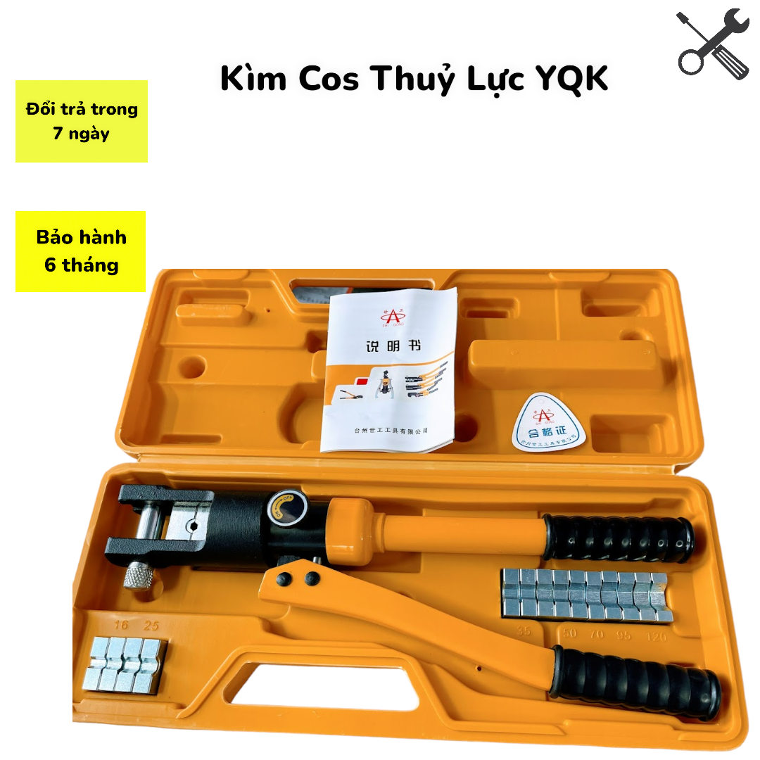 Kìm bấm cos thủy lực yqk - kìm ép cos thuỷ lực yqk 70-120-240-300
