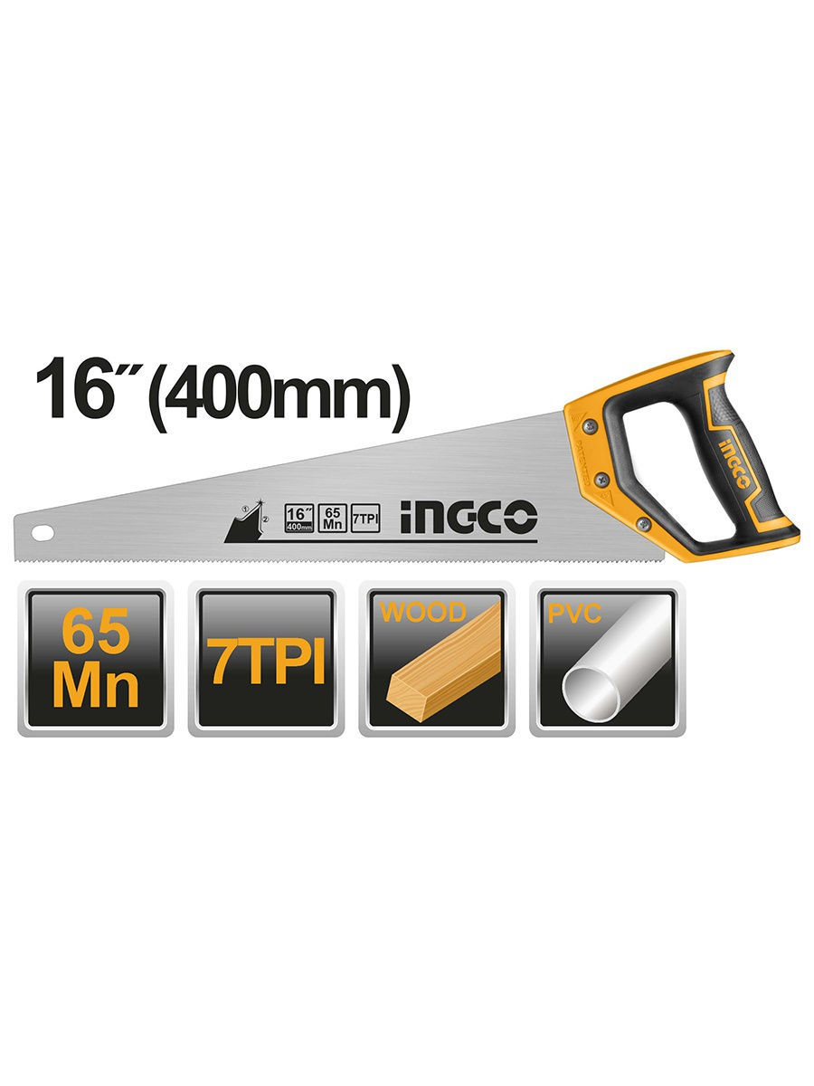 Cưa tay lá liễu ingco hhas08400