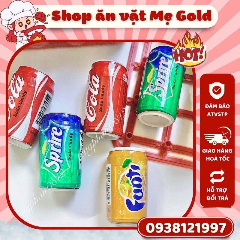 Kẹo soda pop, kẹo C hình lon nước ngọt