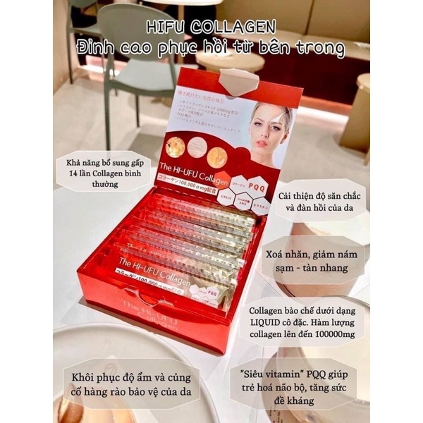 Chính Hãng The Hi UFU Collagen 100000mg Nhật Bản - Nước Uống Chống Lão Hóa.