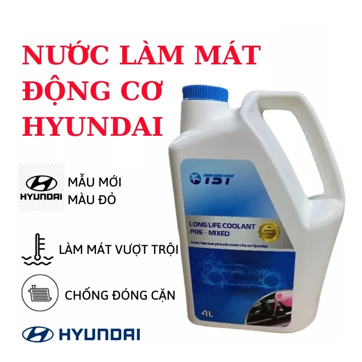 Hyundai long life coolant pre mixed 4l