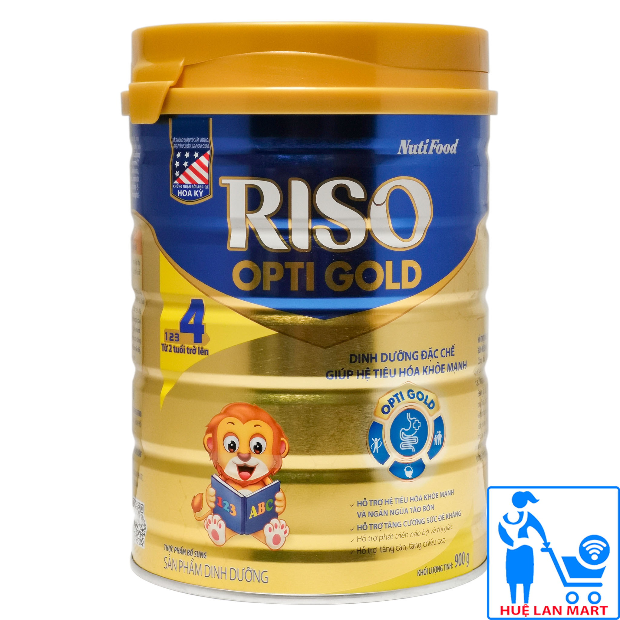 Sữa bột nutifood riso opti gold 4 - hộp 900g