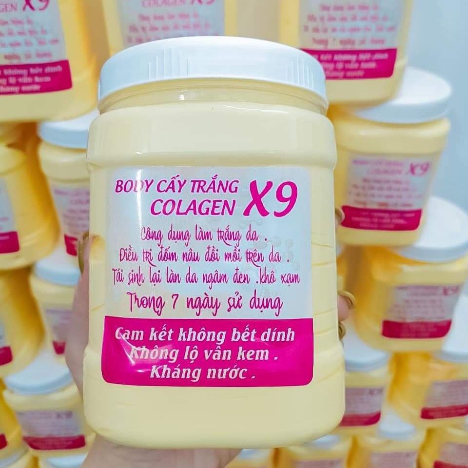 Kem body cấy trắng Collagen X9