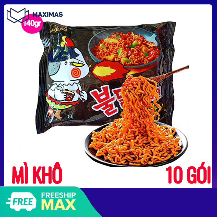Mì Cay Samyang Combo10 Gói Mỳ Hàn Quốc Maximas