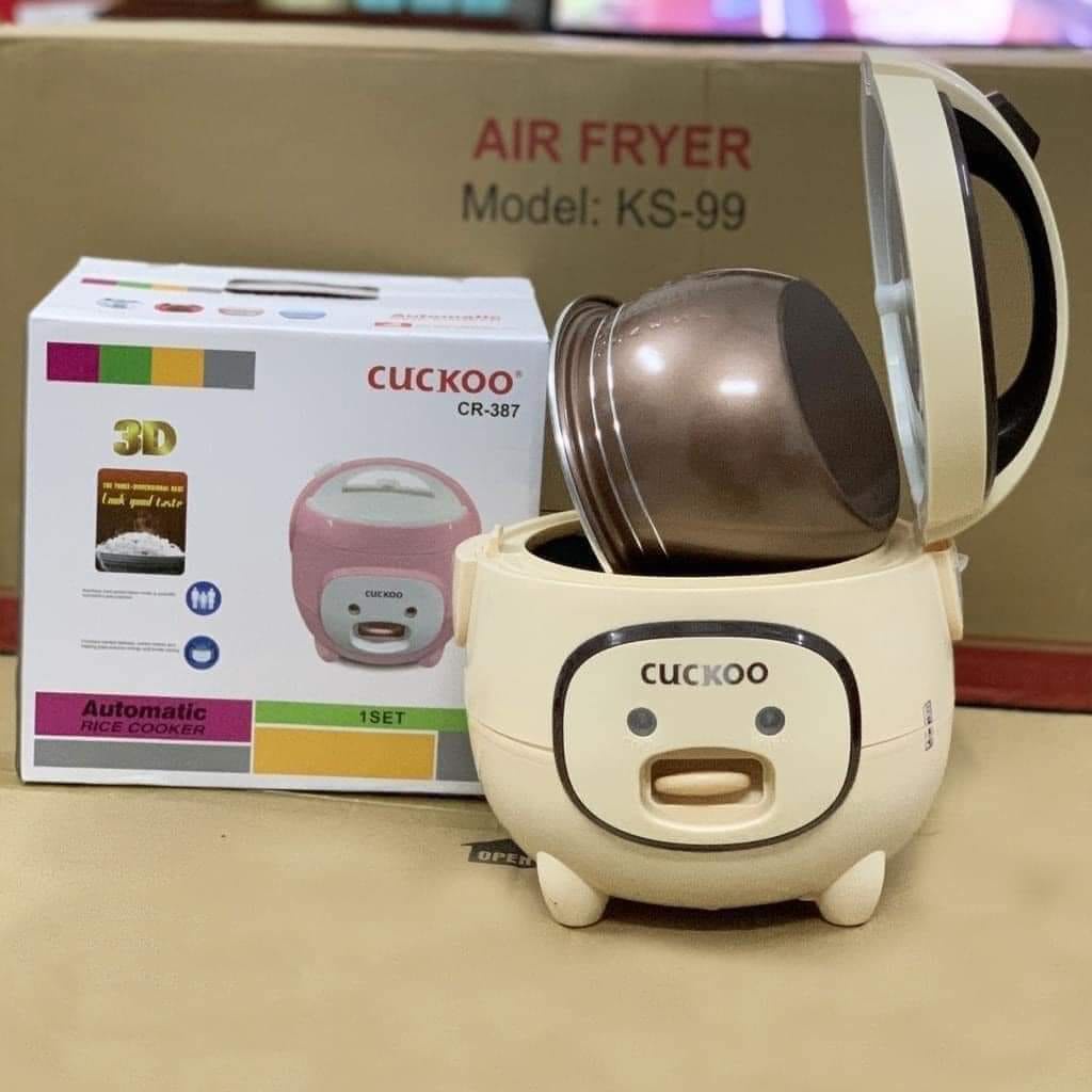 Nồi cơm cuckoo cr-387 1.8l - kiểu dáng con lợn - bảo hành 12 tháng toàn quốc