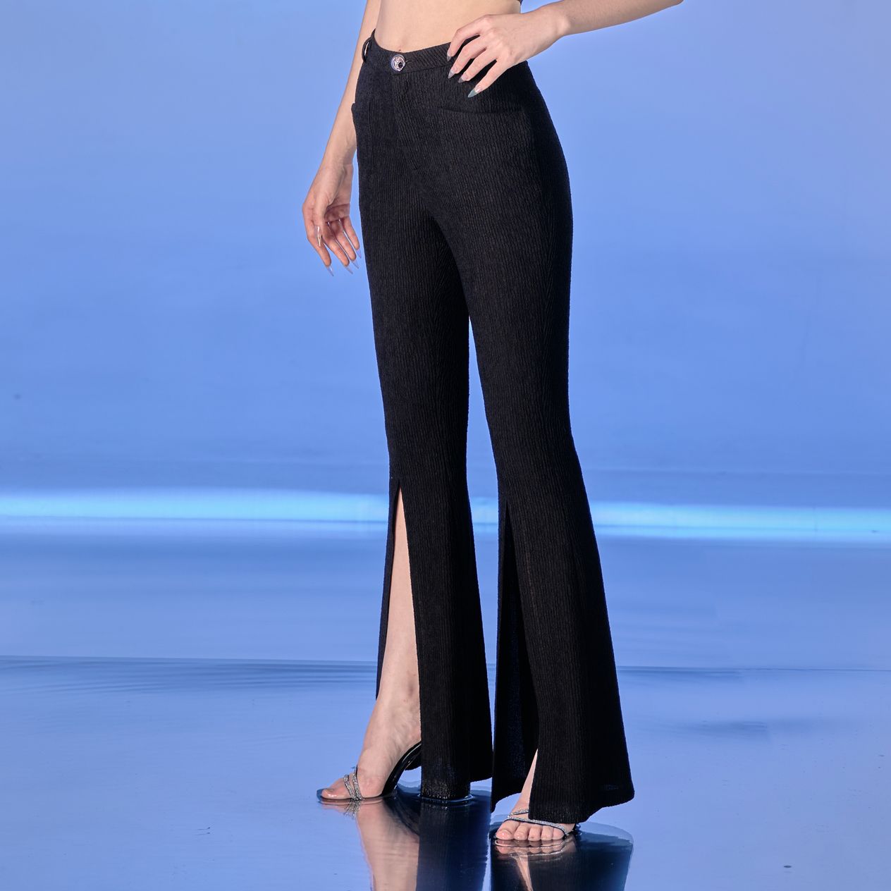 Elpis- quần dài xẻ cao kéo dài chân rs22b19