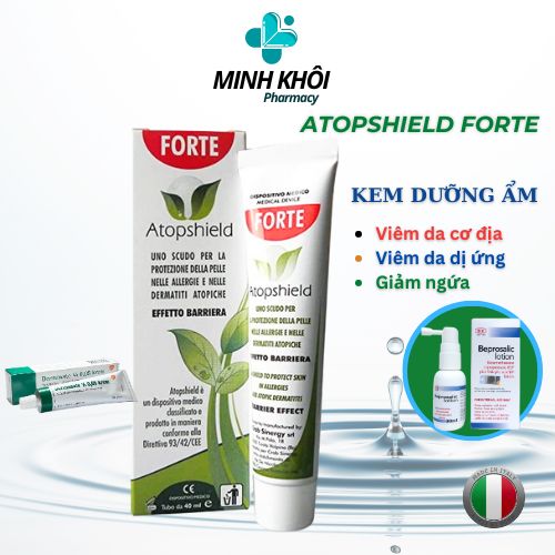 Atopshield Forte Kem giảm ngứa, giảm kích ứng da, hổ trợ phục hồi da khô, Vẩy nến, Chàm