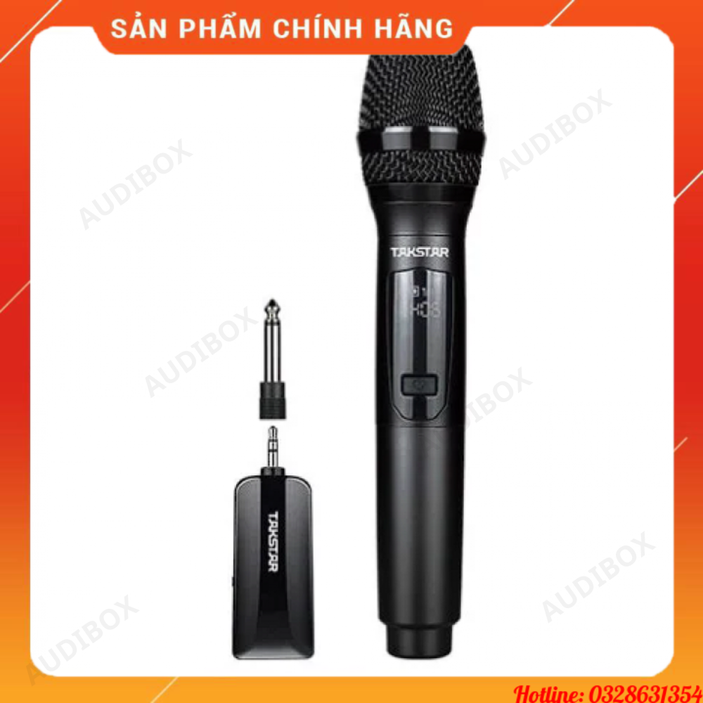 Takstar ts-k201 - micro uhf không dây cầm tay dùng cho loa kéo, sound card, amplifier