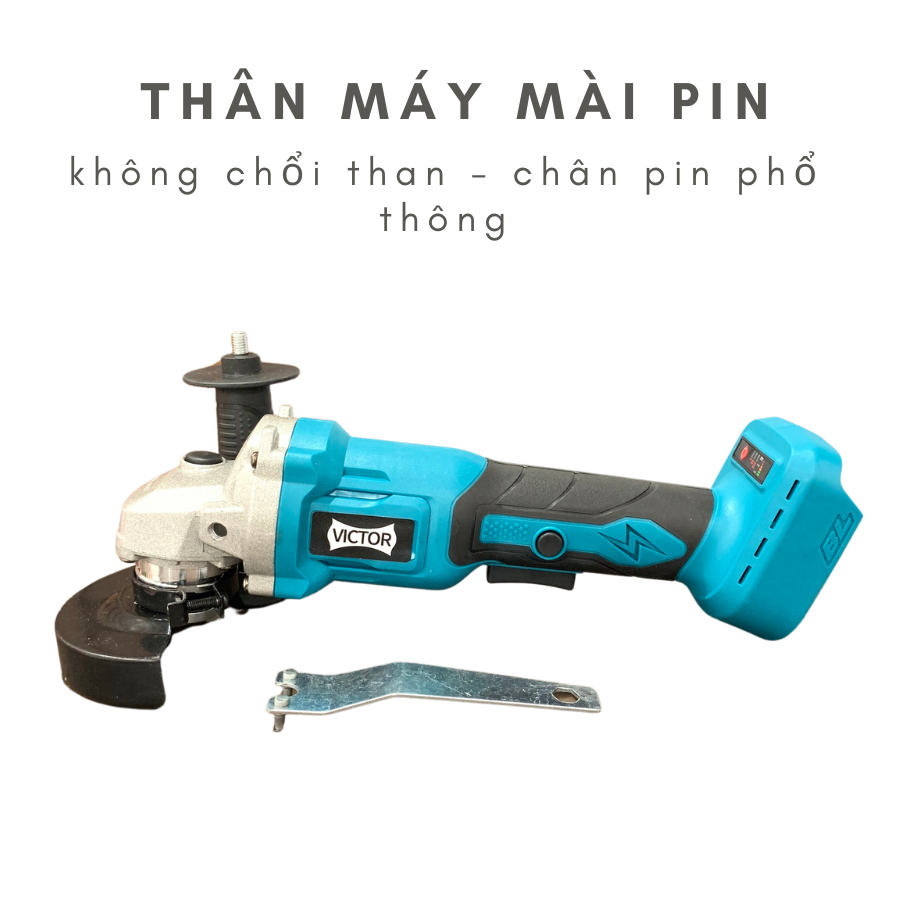 THÂN MÁY mài victor chân pin phổ thông makita không chổi than