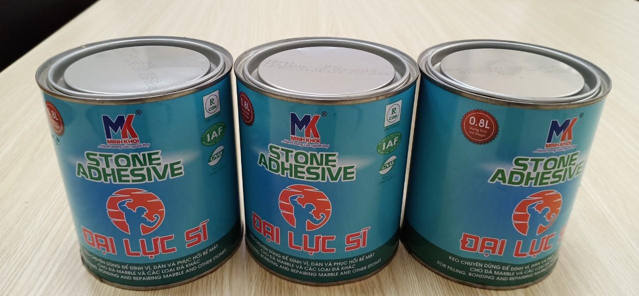 KEO DÁN ĐÁ HOA CƯƠNG, GẠCH ĐẠI LỰC SĨ MÀU TRẮNG (COMBO 12 LON)