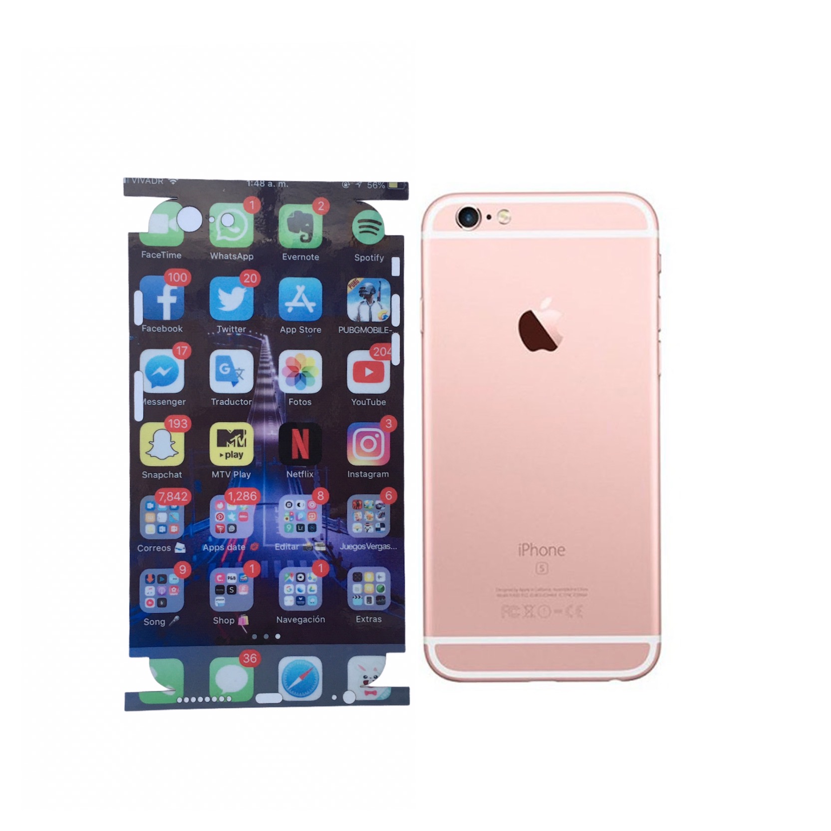 Miến dán skin ảnh 3d mặt lưng điện thoại iphone 6 / 6s / 6s plus