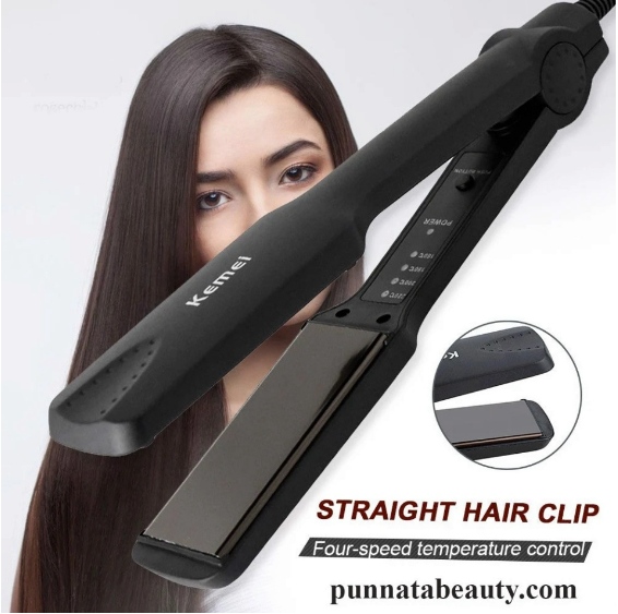 Máy là tóc kemei uốn duỗi tóc 4 mức nhiệt hàng chính hãng dễ dàng sử dụng tại nhà . máy ép tóc mini kemei 329, máy duỗi tóc, máy uốn thẳng