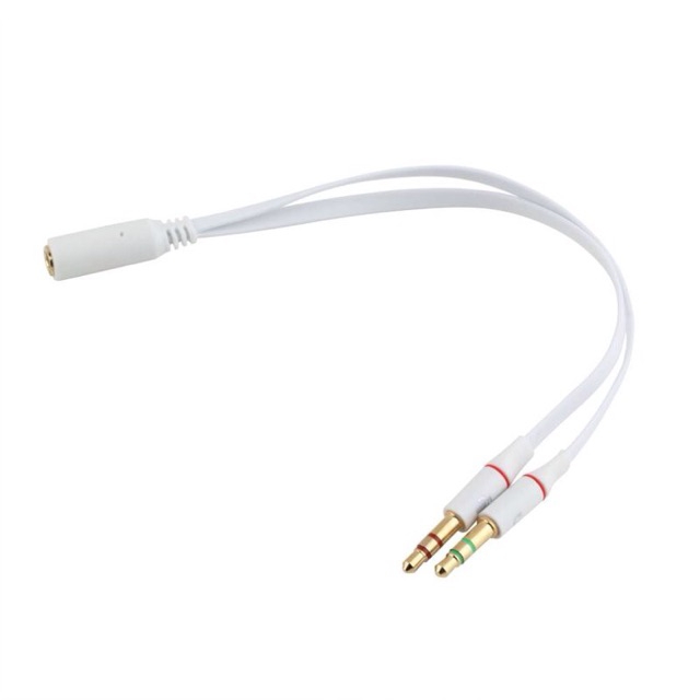 Jack chuyển 2 đầu 3.5 audio và Micro ra 1 đầu 3.5 cho PC laptop biến tai nghe di động trở thành tai nghe máy tính chất lượng cao