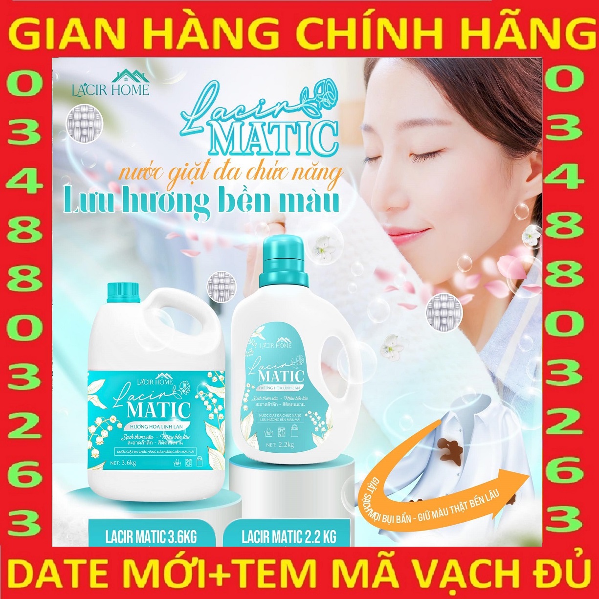 Nước giặt đa năng dr lacir home matic drlacir