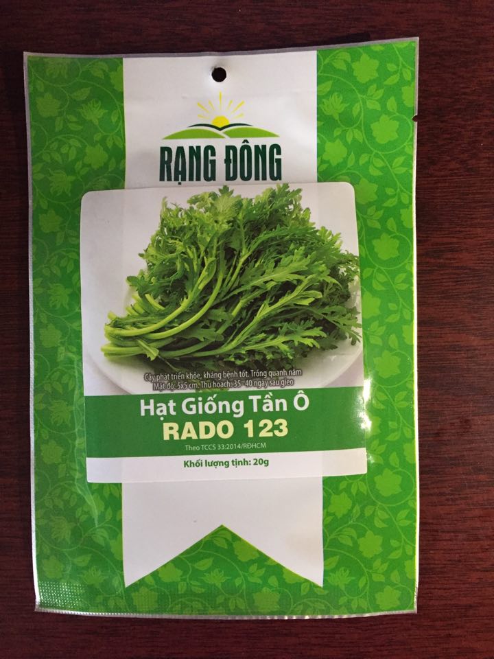Hạt giống rau tần ô Rạng Đông