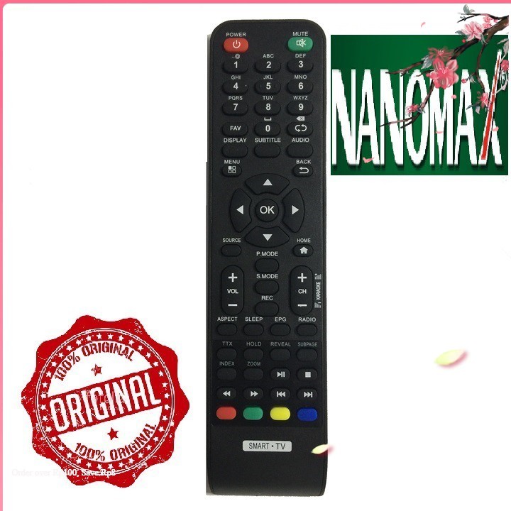 Remote điều khiển tivi NANOMAX smart mẫu 2