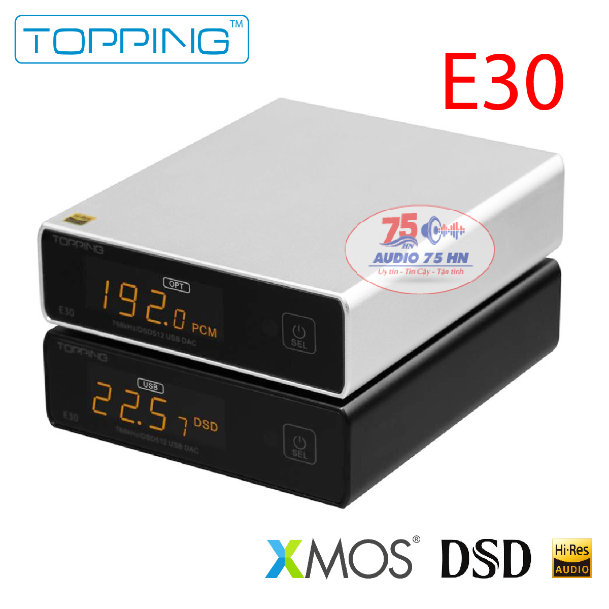 Dac topping e30 dac ak4493 dsd512