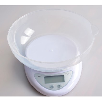 Cân Điện Tử Nhà Bếp Mini Electronic Kitchen Scale Cân Thực Phẩm 5Kg