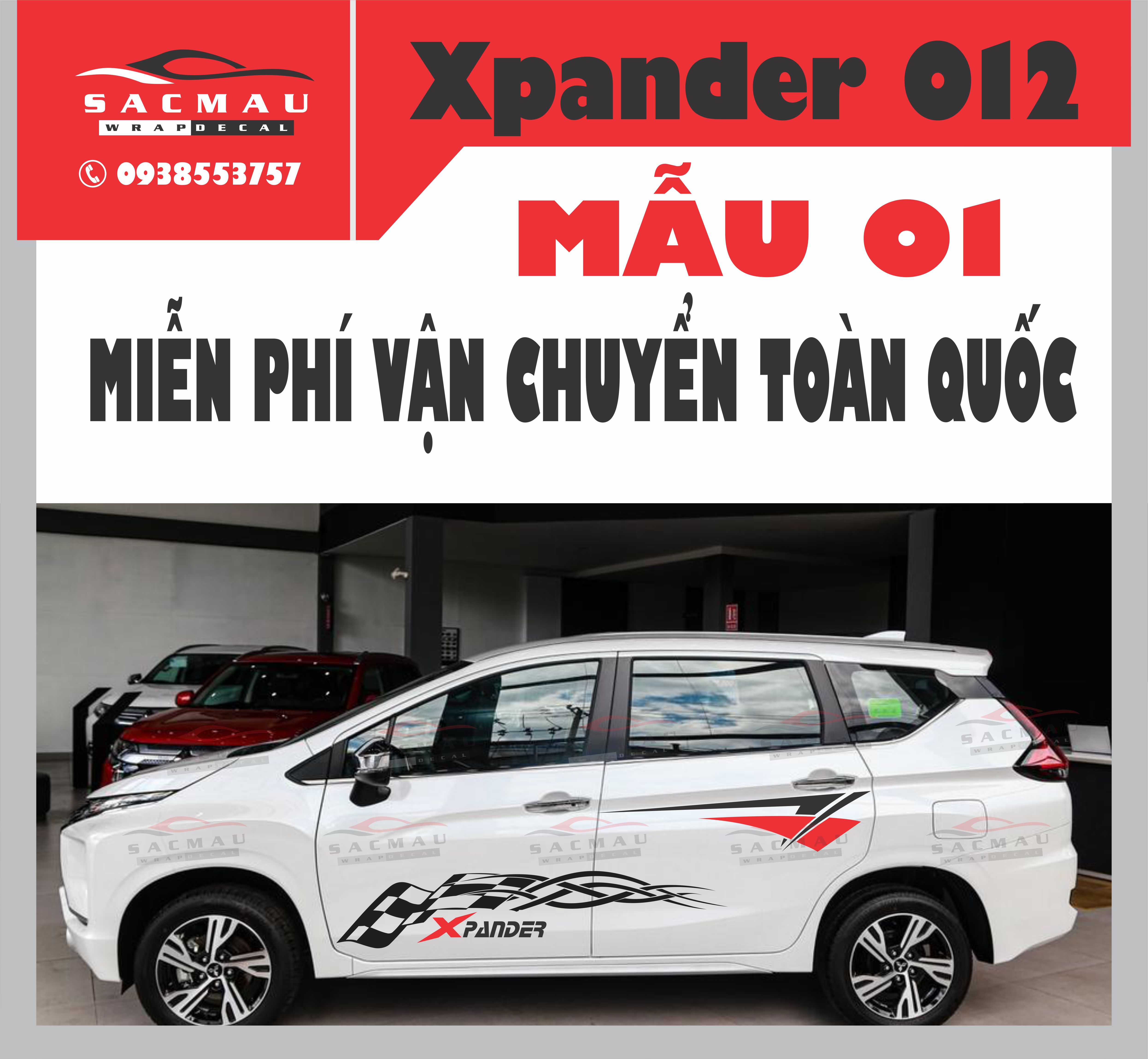 Tem dán ô tô xpander