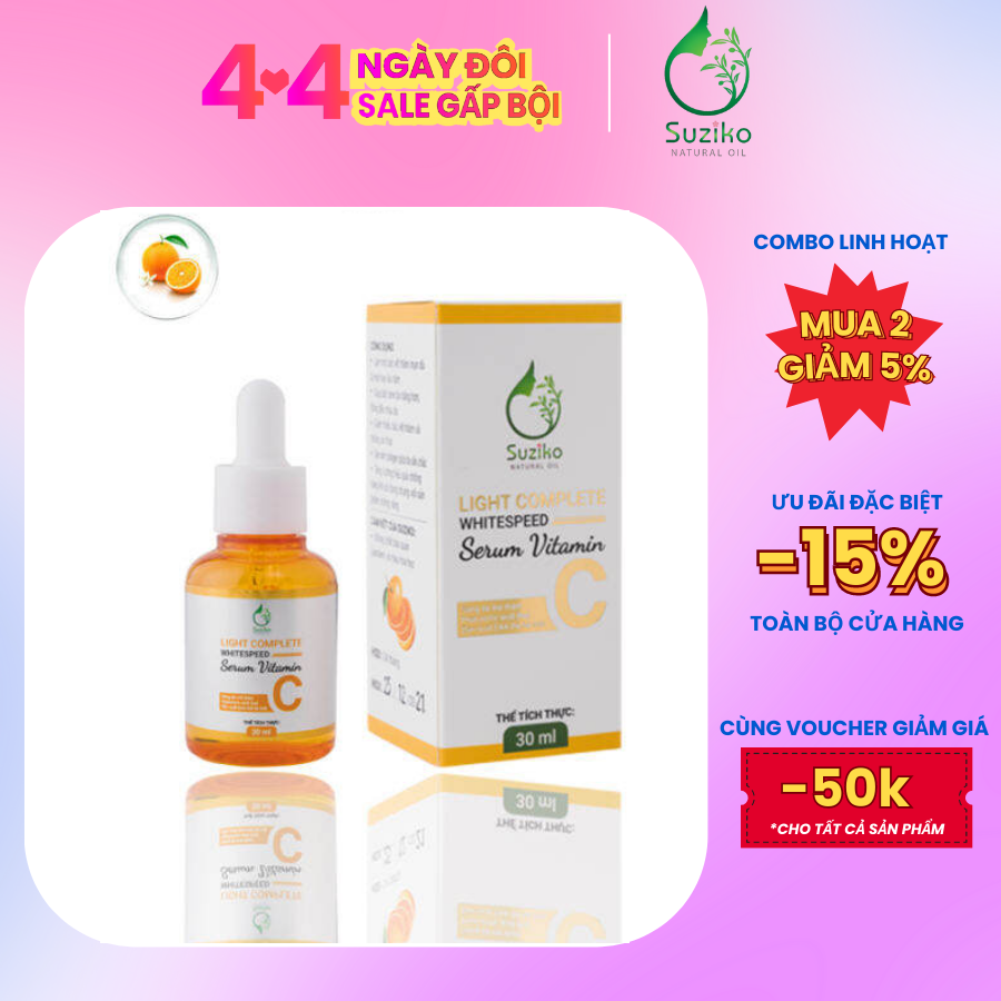 Serum sáng da mờ thâm Vitamin C 30ML SUZIKO