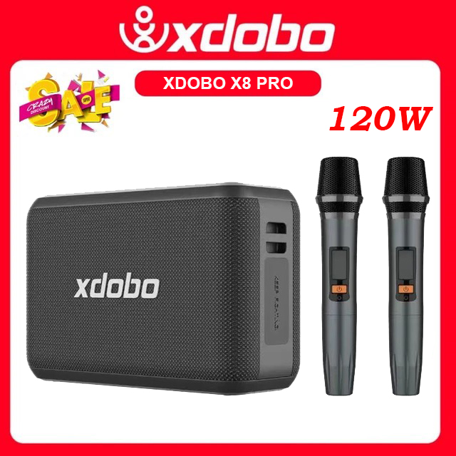  Loa Karaoke Bluetooth 5.2 Xdobo X8 Pro Loa di động công suất 120W Chống nước IPX5 Loa Siêu Trầm Stereo Tích Hợp Sạc dự phòng - Bảo hành 12 tháng 