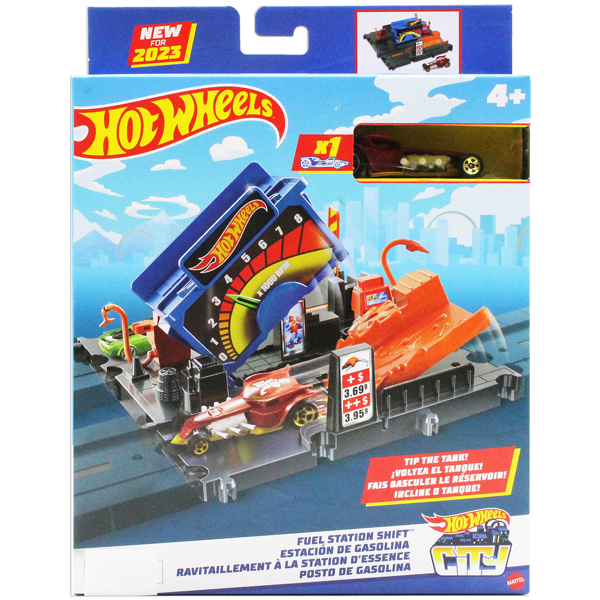Đồ Chơi Mô Hình Trạm Đổ Xăng - Hot Wheels City HKX45 HMD53