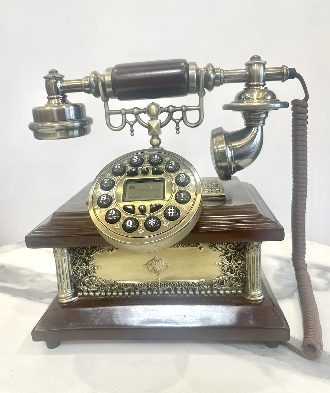 Điện thoại bàn Tân Cổ Điển (DÙNG SIM DI ĐỘNG) PHÍM BẤM