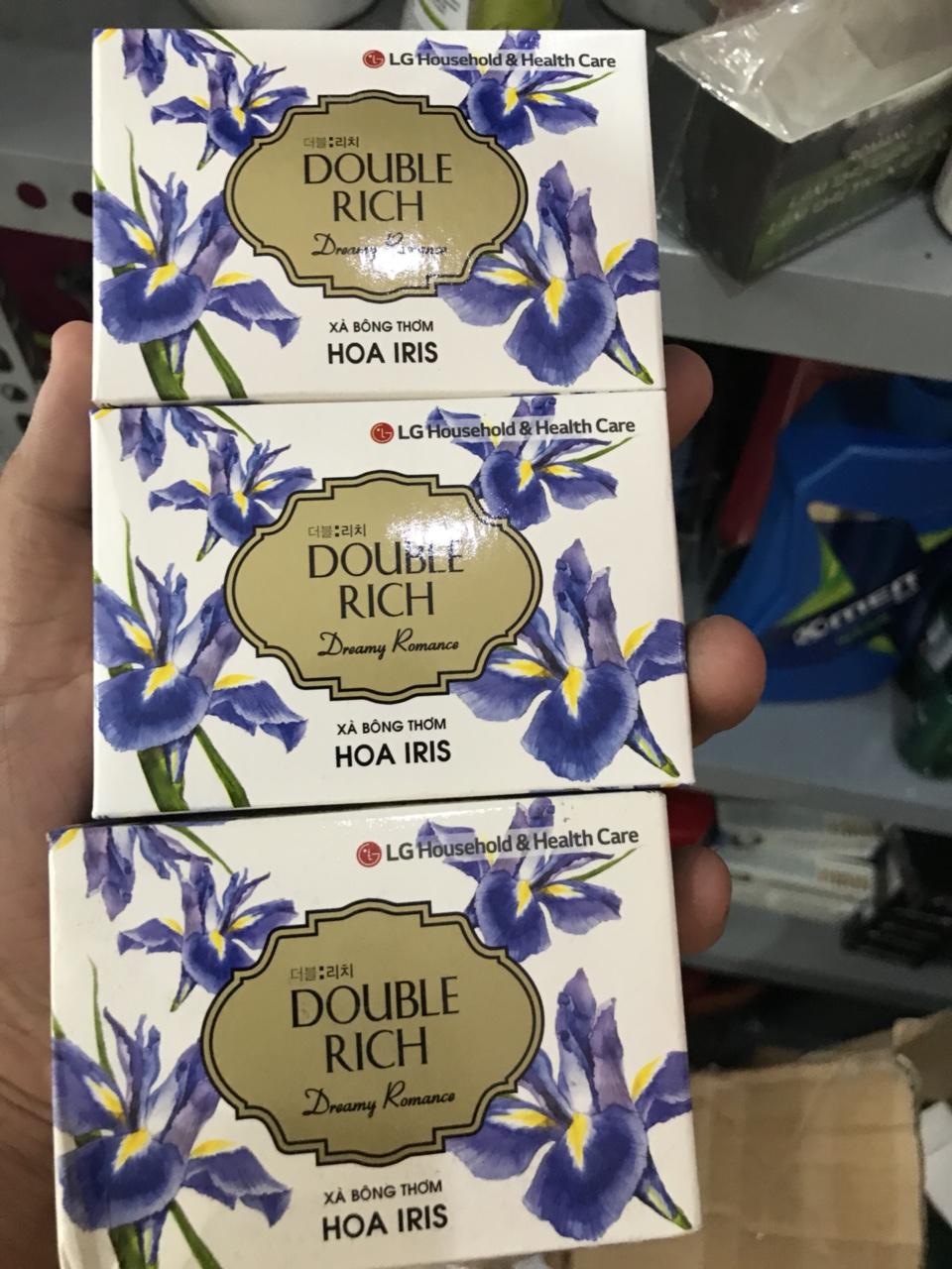 combo 3 Xà Bông Cục Double Rich Hương Hoa 90G