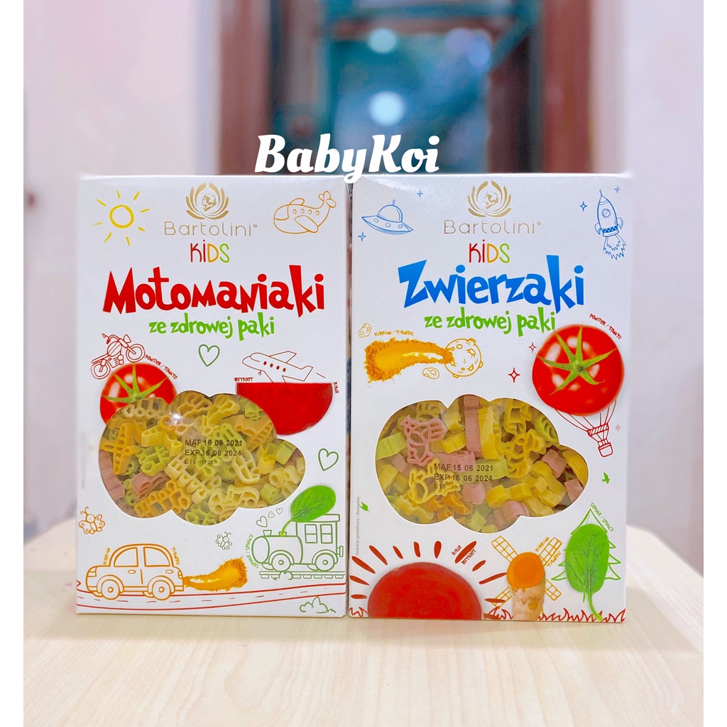 Mì nui rau củ bartolini cho bé