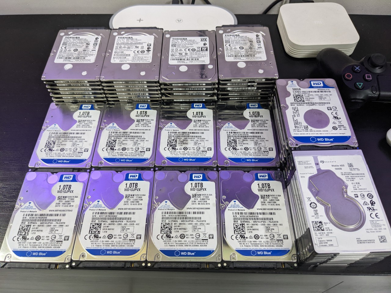 Ổ cứng hdd laptop 2.5, linh kiện tháo máy 500G 1T sức khoẻ 100% hàng tuyển chọn đẹp như mới