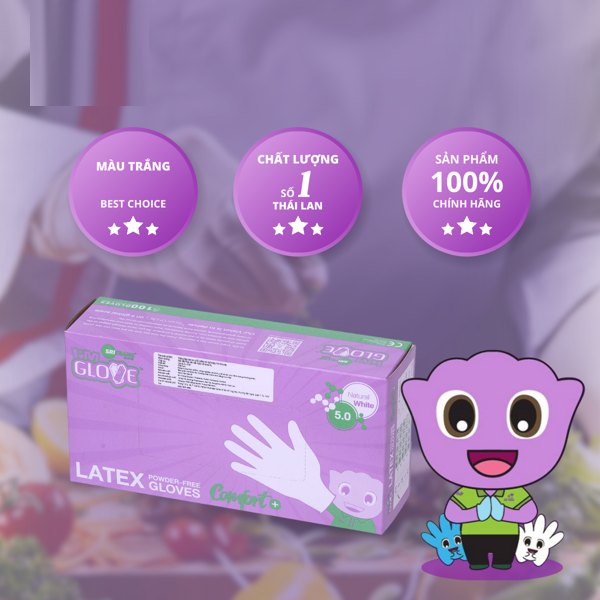 [HCM]Bao tay y tế không bột hộp 100 cái Made in Thái Lan