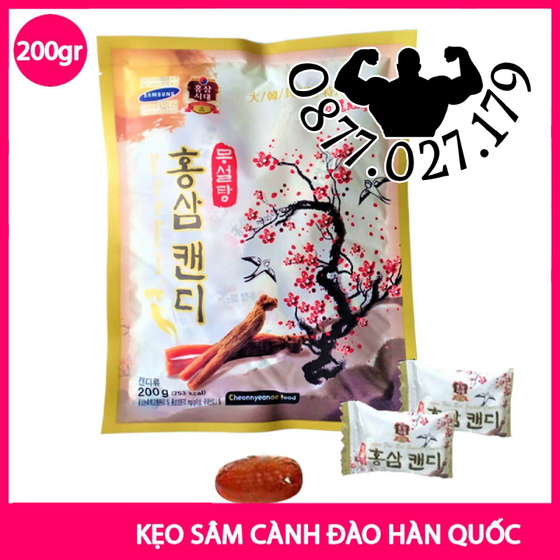3 gói kẹo sâm hàn quốc 200g