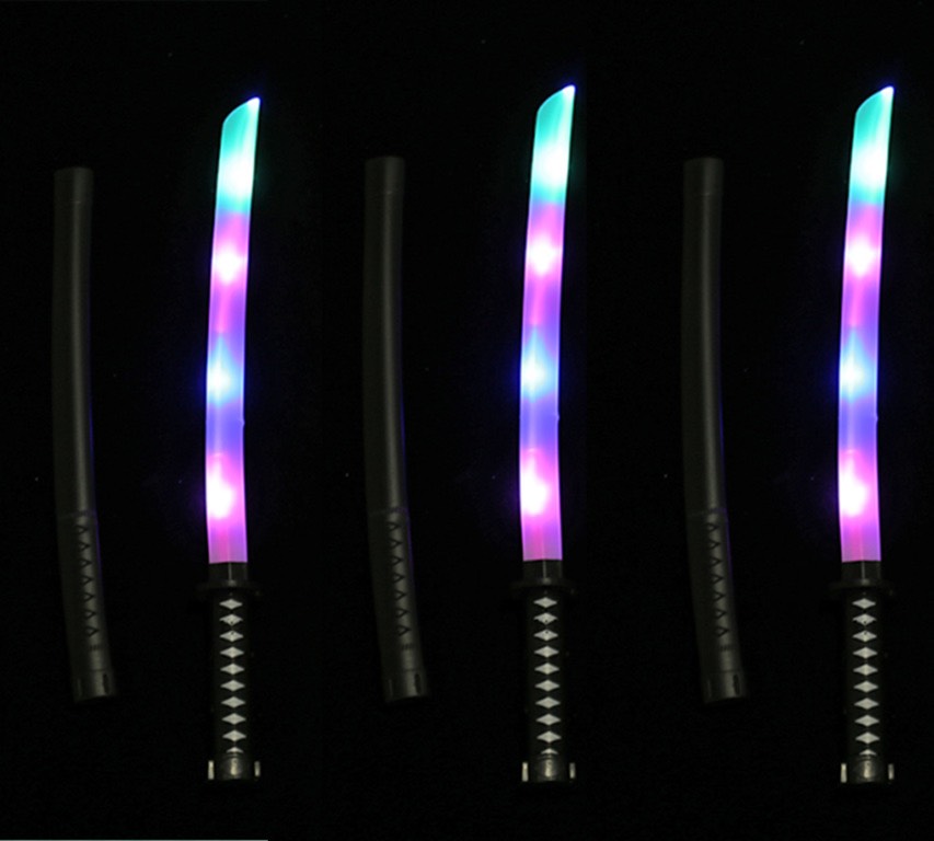 [Rẻ vô địch] Kiếm Nhật Katana của Ninja, Kiếm ánh sáng Light saber Star War PHÁT SÁNG CÓ NHẠC - Tặng kèm pin