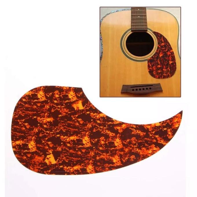 Miếng dán chống xước guitar màu vàng cam