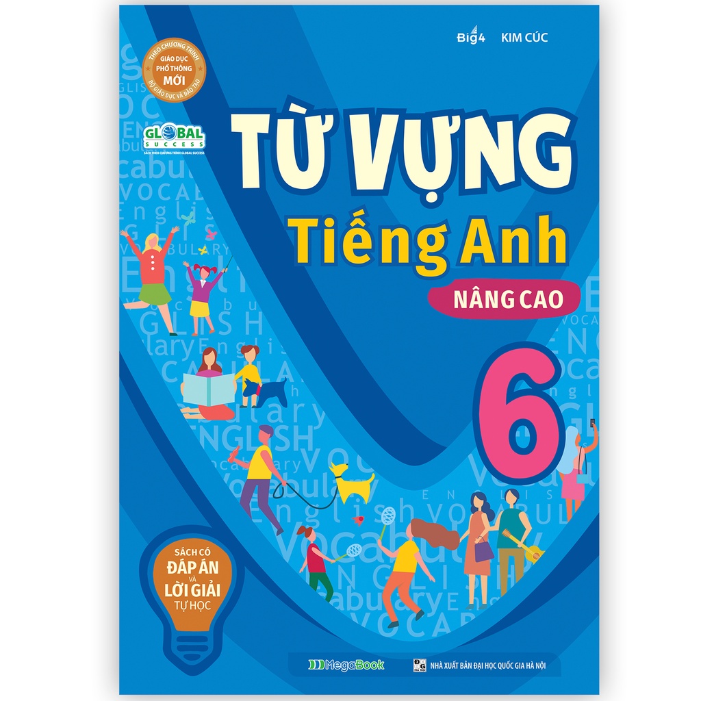 Sách Từ vựng Tiếng Anh nâng cao lớp 6 - Megabook