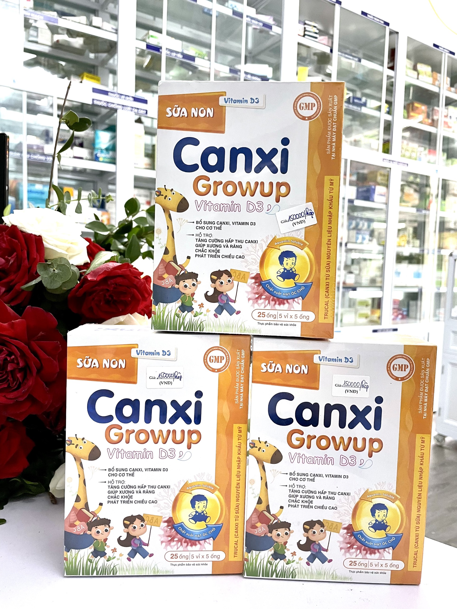 Sữa Non Canxi Growup Vitamin D3 Bổ sung canxi, vitaminD3 cho trẻ em