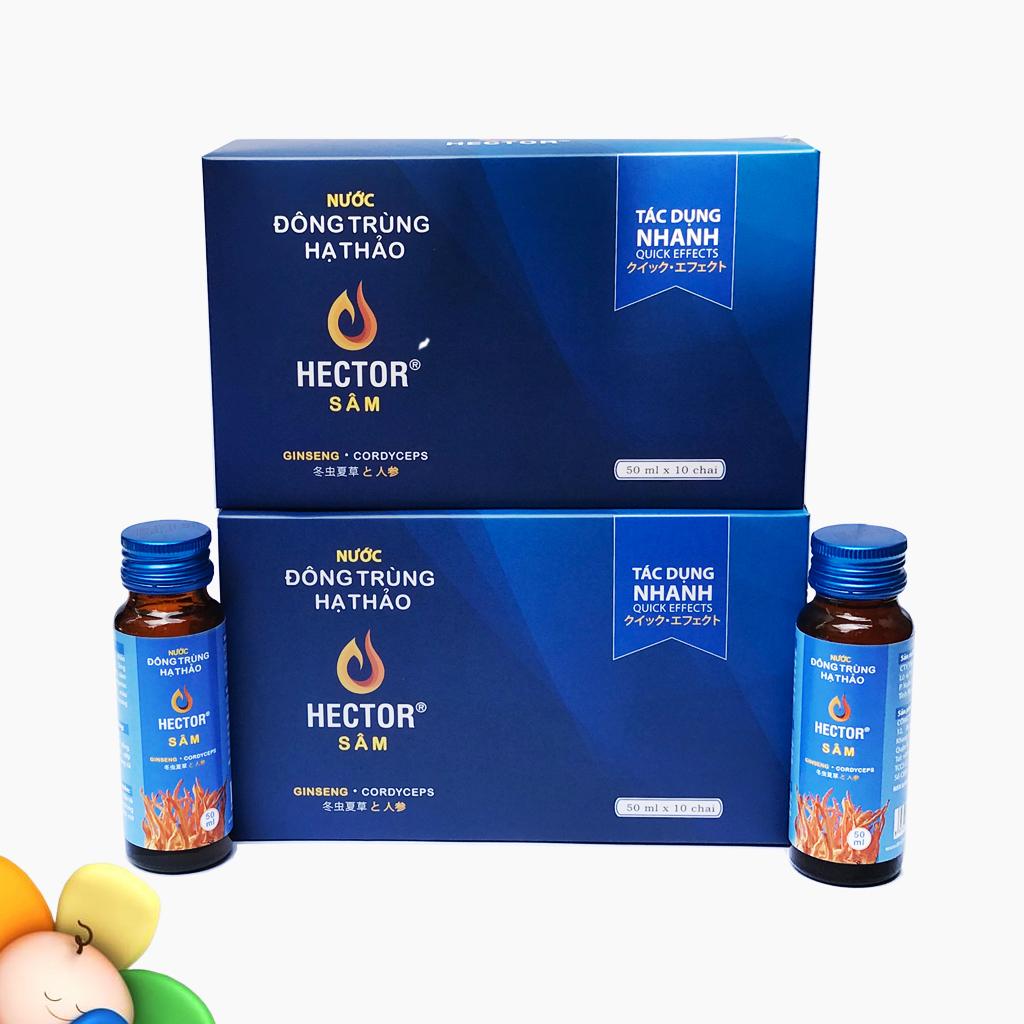 Combo 2 hộp 20chai Nước Uống Đông trùng hạ thảo HECTOR SÂM giúp Tăng sức bền, hồi phục sức khỏe