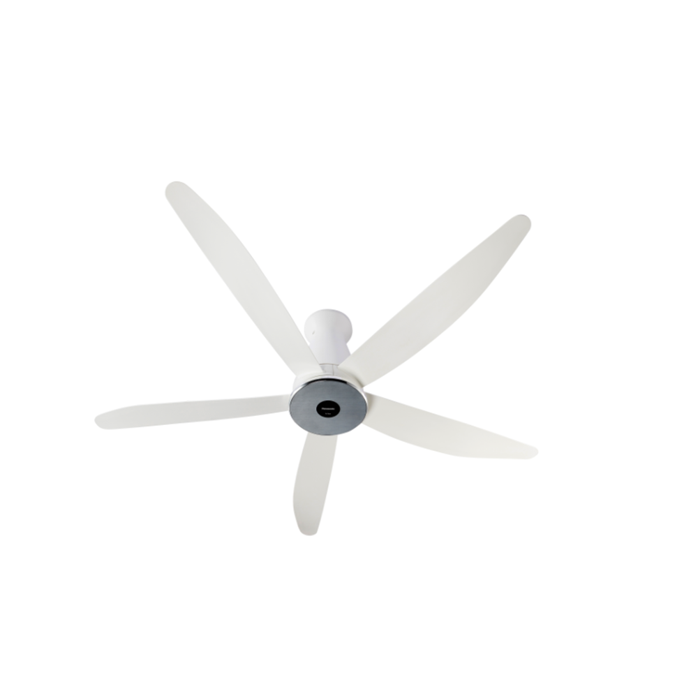 Quạt trần panasonic f-60xdn, 5 cánh động cơ dc, cs 37w, có hẹn giờ