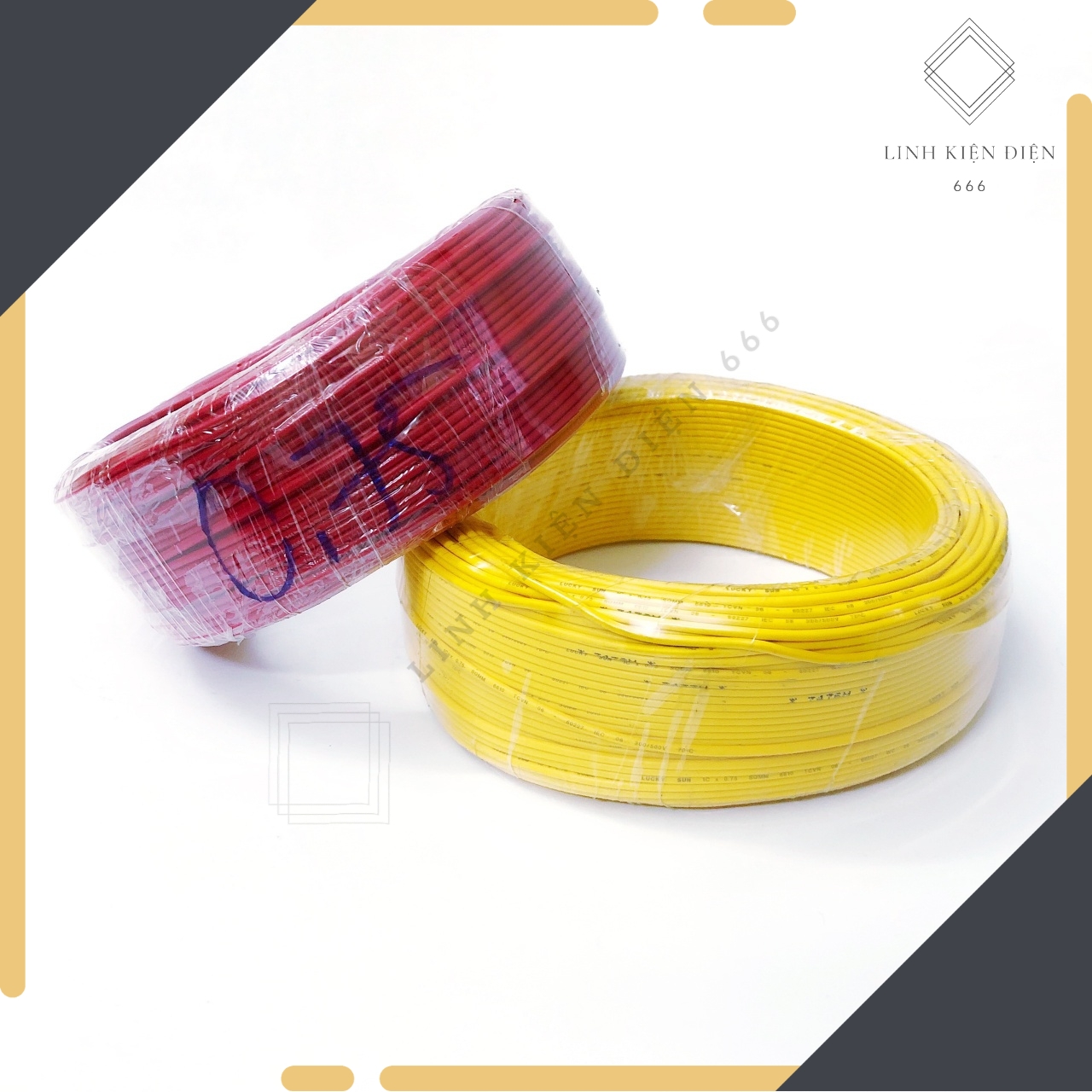 Dây điện nhỏ đơn tròn lõi đồng lõi nhiều sợi 0.20mm 1 mét