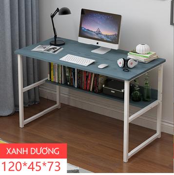Bàn Làm Việc 2 Ngăn, Bàn Học Sinh 120cm x 73cm x 45cm Thế Hệ Mới