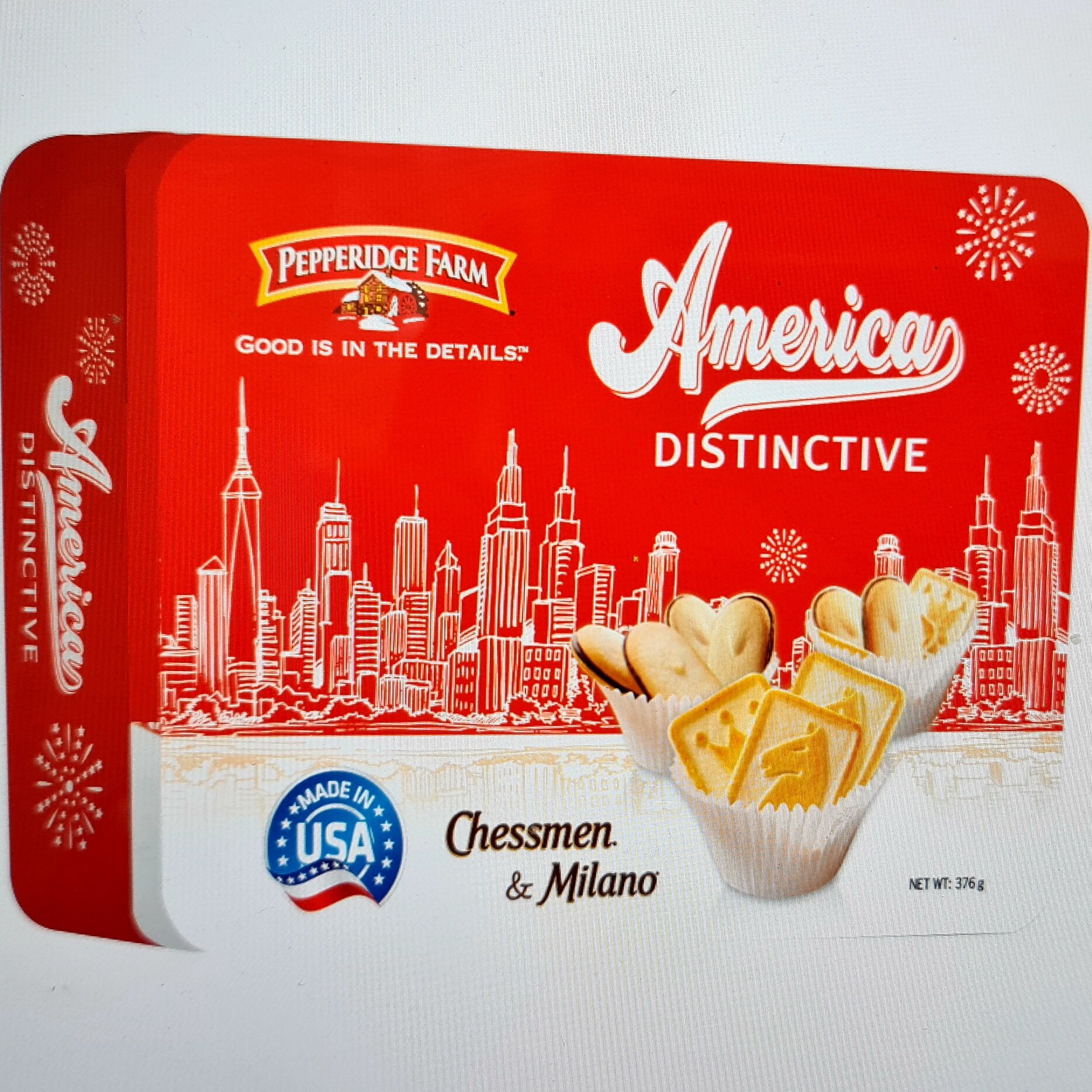 Hộp Bánh Pepperidge Farm America Distinctive 376g