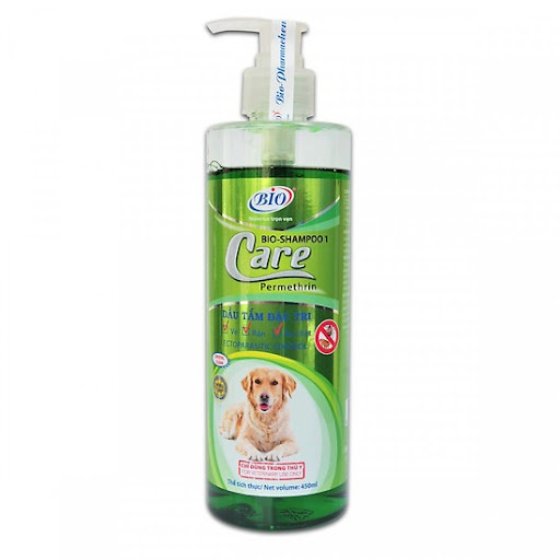 Sữa tắm bio care hỗ trợ diệt sạch ve rận, khử mùi, dưỡng lông